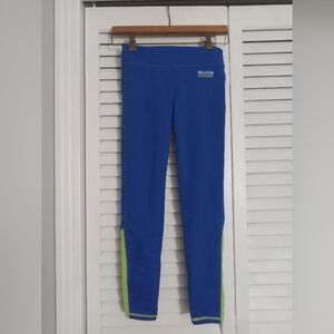 Hollister workout leggings Size S blue/green